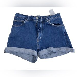 Pull&Bear Classic Blue Denim Shorts